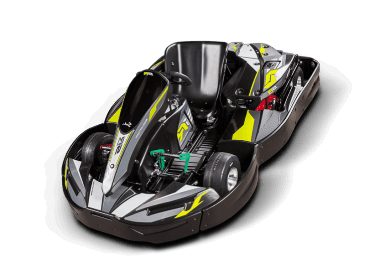Modernes Kart ohne Fahrer.